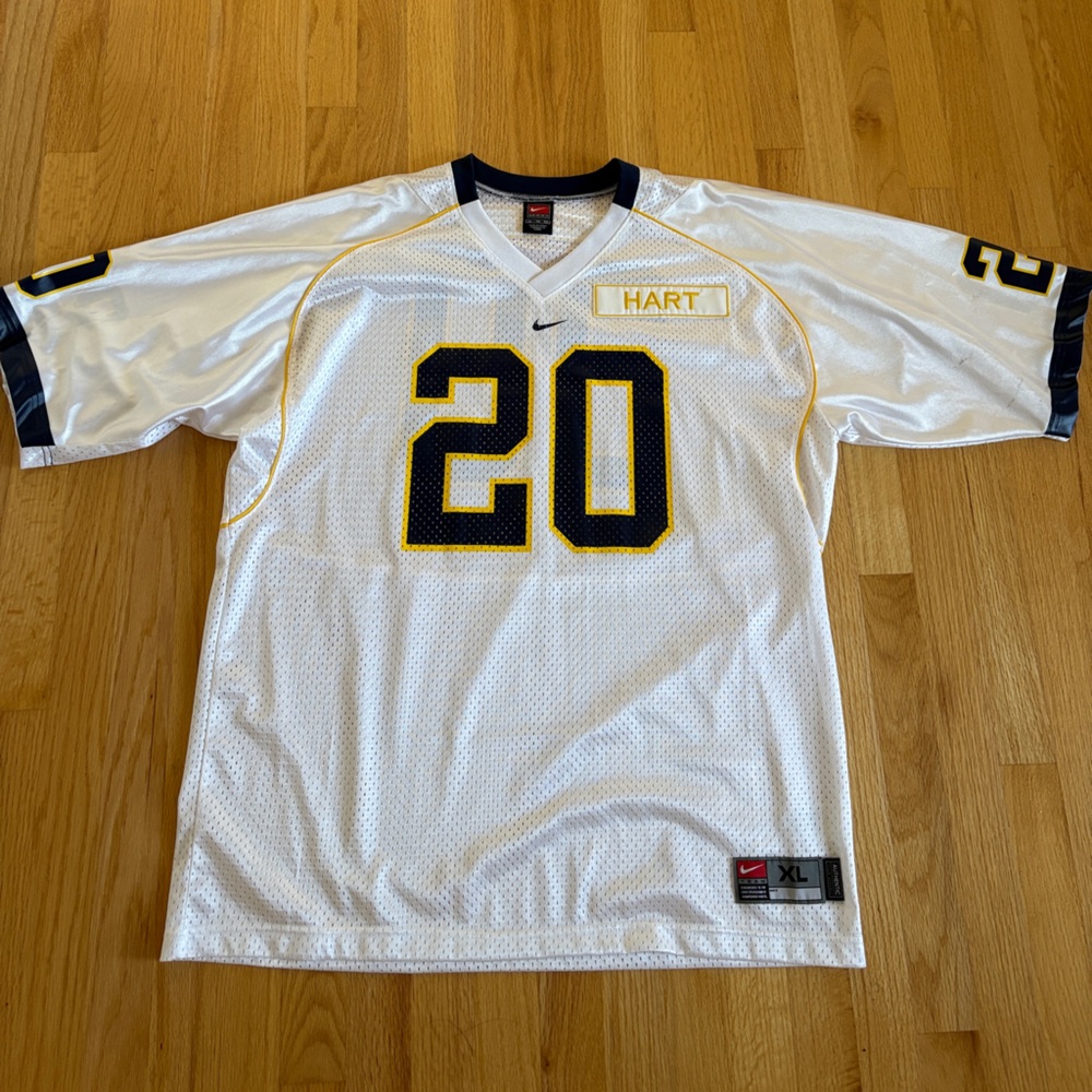 #20 Mike Hart Nike U of M Jersey
